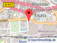map of Munster / Münster im Elsass
