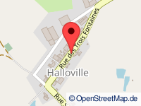 map of Halloville / Haileweiler