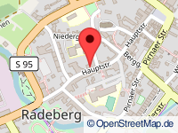 map of Radeberg (city)