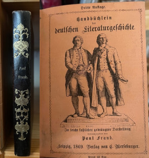 Frank, Paul – Handbüchlein der deutschen Literaturgeschichte.