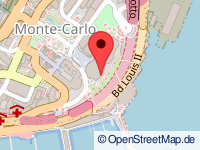 Karte von Monte Carlo / Spélugues