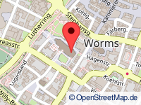 Karte von Worms