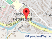 Karte von Gemeinde Petersdorf / gmina Piechowice