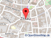map of Zittau / Zittawa