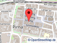 map of Pirna