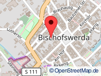 Karte von Bischofswerda / Biskopicy (Stadt)