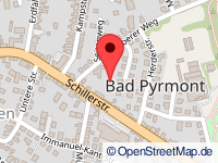 map of Bad Pyrmont
